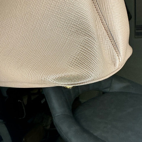 PRADA double cuir saffiano leather medium tote - Picture 6 of 14